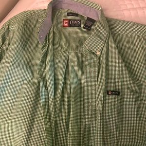 Chaps short sleeve casual dress shirt